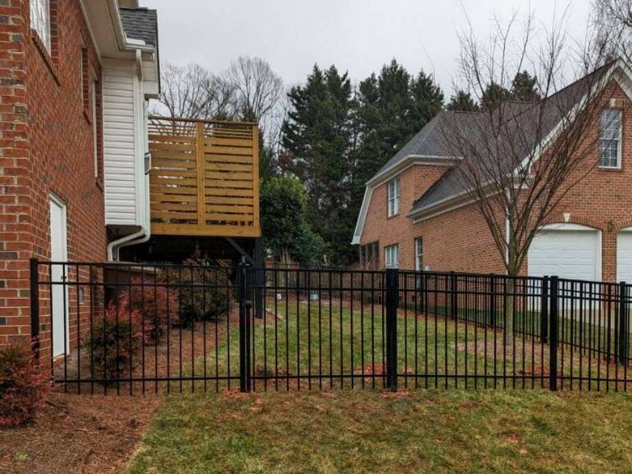 fence in residential area